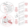 Кнопка управления ALCAPLAST M1728-2 хром/черная, матовая